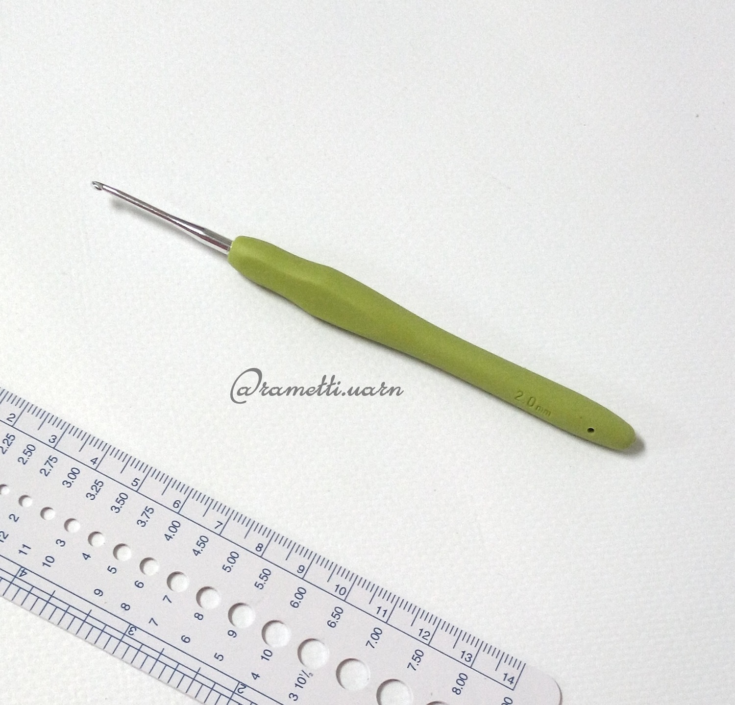 Крючок для вязания с ручкой Maxwell - 2 мм