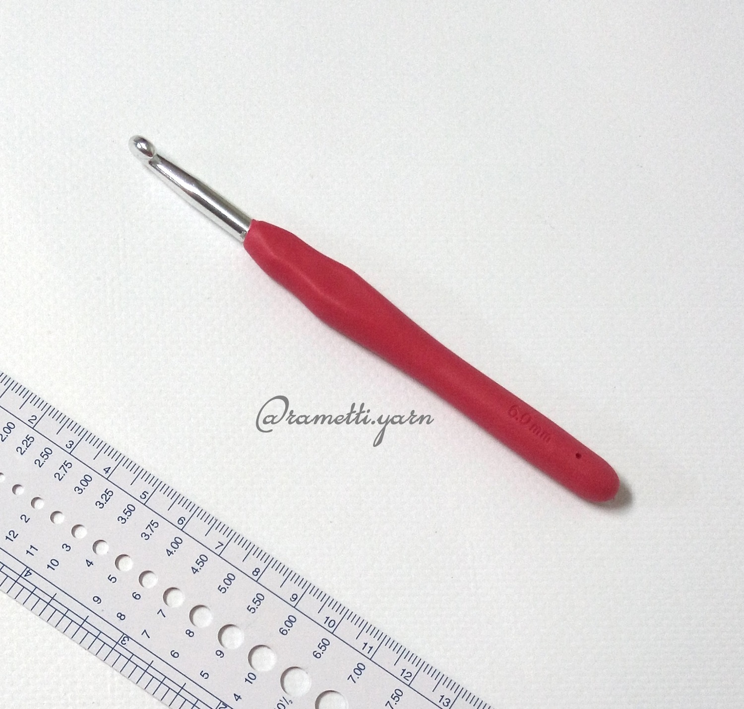 Крючок для вязания с ручкой Maxwell - 6 мм