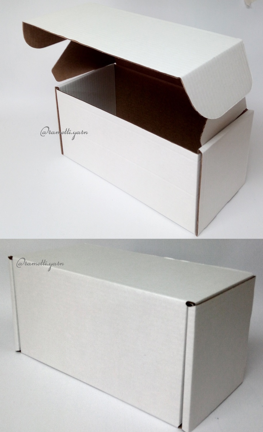Коробка из картона (30*15*15см) - БЕЛЫЙ