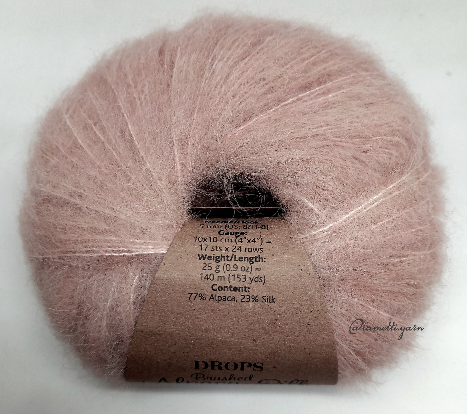 Alpaca Silk 20 - розово-бежевый