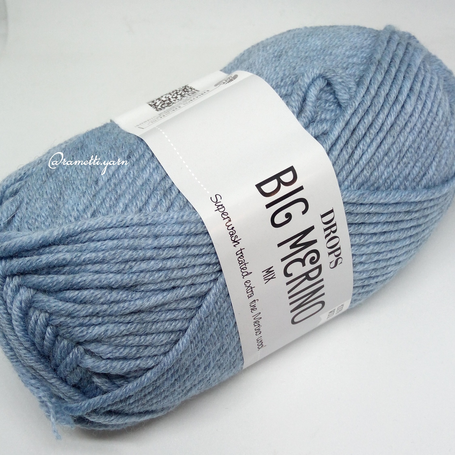 Big Merino 06 - голубой меланж