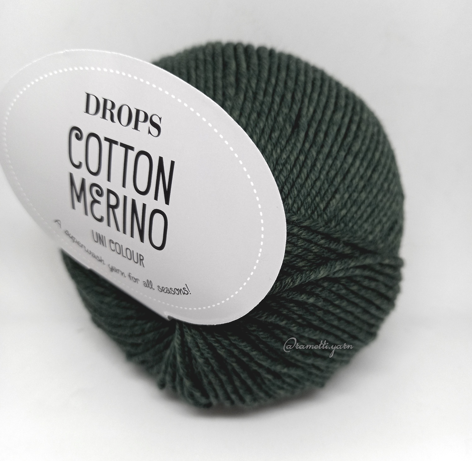 Cotton Merino 22 - тёмно-зелёный