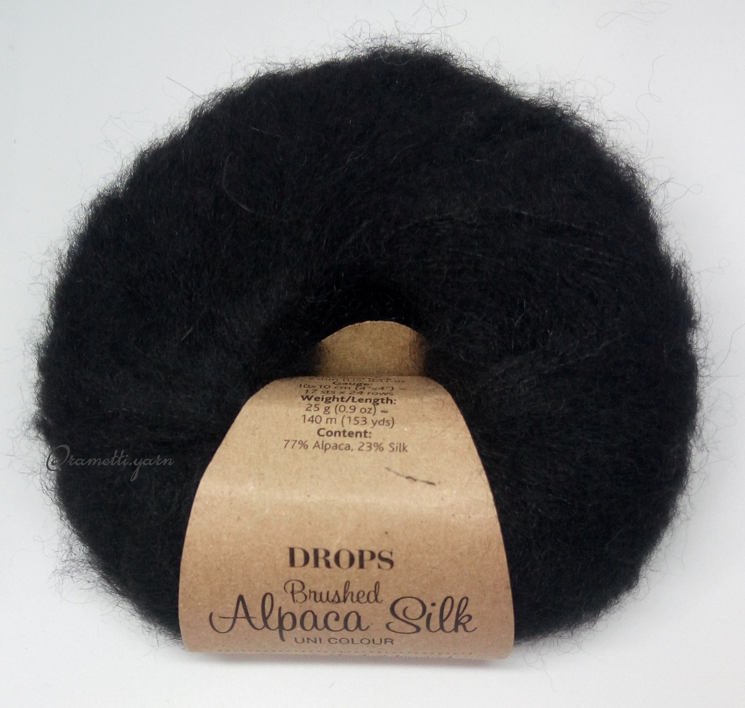 Alpaca Silk 16 - чёрный